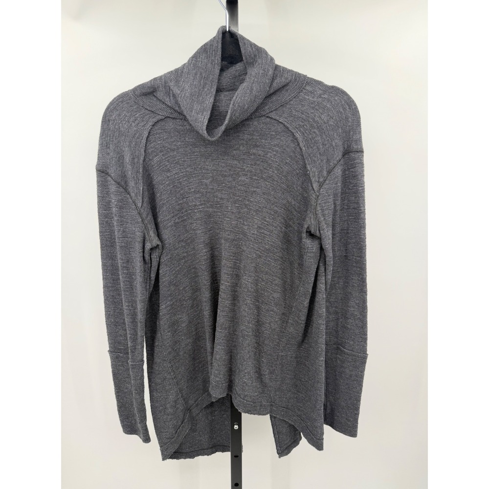 We The Free Free People Split Back Cowl Neck‎ Top Style OB536113 Medium M Purple